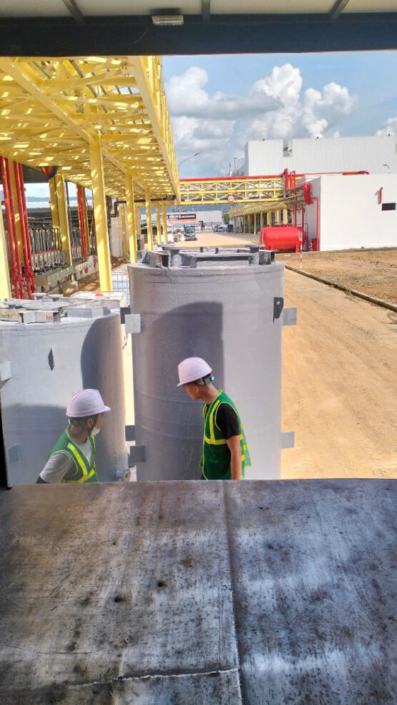 bồn chứa hóa chất composite